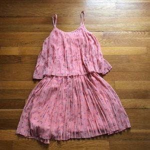 Ruffle layered dress